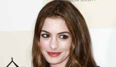 Anne Hathaway in McQueen at the ‘One Day’ premiere: adorable or blah?
