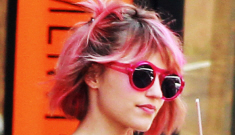 Dianna Agron dyes her hair hot pink: dated, fug or an improvement?