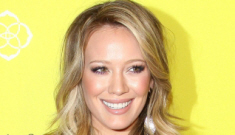 Hilary Duff, 23, is expecting her first child with husband Mike Comrie
