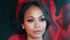 Zoe Saldana in a Balmain mullet gown: lovely, tragic or a total disaster?