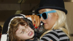 Christina Aguilera denies abusing her son, Max just likes to “chase squirrels”