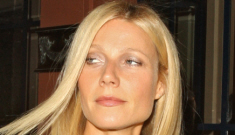 Gwyneth Paltrow, flat-ironed in all-black: lovely, dated or peasanty?