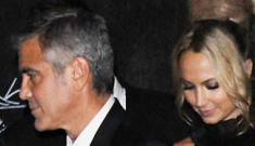George Clooney finally gets photographed with Stacy Keibler
