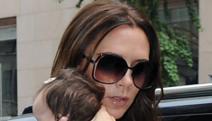 Victoria Beckham says that baby Harper “loved” going   into the Prada store