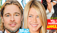 OK Mag: Brad Pitt talked smack about Jennifer Aniston because he’s jealous