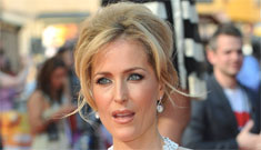 Gillian Anderson at the Johnny English premiere: amazing or too fussy?