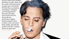 Johnny Depp covers Vanity Fair, compares photo shoots to “rape”