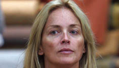 Sharon Stone without makeup: surprisingly unscary