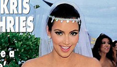 Kim and Kris’ four hour wedding special – fairy tale or obviously doomed?