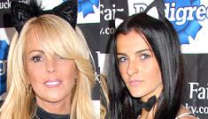 Dina & Ali Lohan go to a pet costume party; forget to bring a pet