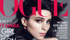 Rooney Mara covers Vogue, in character as Lisbeth Salander: interesting or rough?