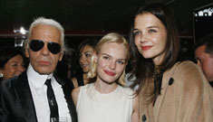 Katie Holmes and Kate Bosworth in Paris