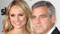 George Clooney & Stacy Keibler at the H’wood Film Awards: busted & budget?