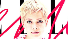 Michelle Williams covers Elle UK, tries to explain her funky Marilyn voice