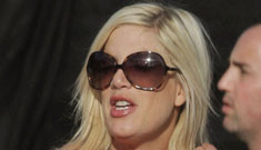 Tori Spelling talks about losing baby weight