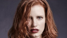 Jessica Chastain says she was “teased a lot… bullied for being a redhead”