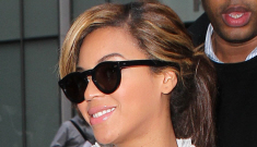 Beyonce’s pillowy bump looks re-inflated & she’s having a girl?