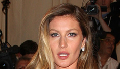 Gisele Bundchen gives modelling lessons to young cancer patients