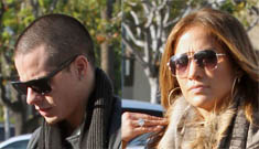 J.Lo and her boy toy go jewelry shopping in the new Bentley she lent him