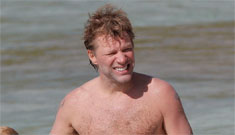 Shirtless Jon Bon Jovi, 49. Did you know he was a super nice guy?