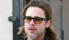 Is Brad Pitt walking with a cane because Angelina Jolie kneecapped him?