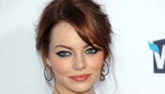 Emma Stone’s green & blue Jason Wu dress: exhausted or adorable?