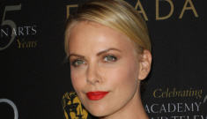 Does Charlize Theron still look tweaked, or was it just an optical illusion?