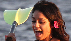 Vanessa Hudgens gets papped in a bikini ahead of film premiere: totally staged?