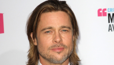 Brad Pitt on his Oscar nom: “I say give George Clooney all the trophies!”