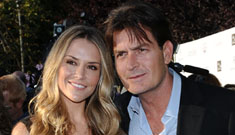 Charlie Sheen and Brooke Mueller are on the rocks