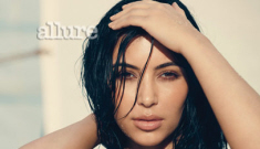 Kim Kardashian goes “low-key, natural” on cover of Allure: still cat-faced?