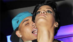 Chris Brown was all over Rihanna at her bday party, tried to get guests to keep quiet