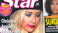 Star: Christina Aguilera’s weight gain, booze problems are “out of control”