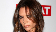 Victoria Beckham in her own design at LA reception: cute & still exhausted?