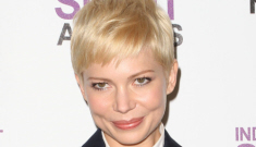 Michelle Williams in Louis Vuitton at the Spirit Awards: lovely or tacky?