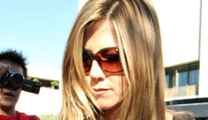Did Jennifer Aniston go to the Ivy to do charity work?