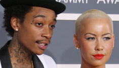 Wiz Khalifa and Amber Rose are engaged, and her ring is ginormous