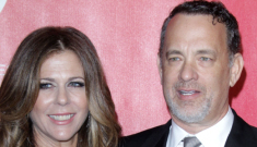 “Adorable couple Tom Hanks & Rita Wilson have a Kiss-Cam moment” links