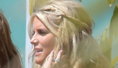 Jessica Simpson loved her weekend baby shower, and she’s not due ’til April