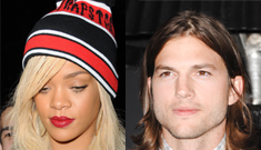 Is Rihanna secretly hooking up with Ashton Kutcher?