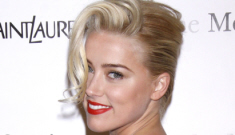 January Jones versus Amber Heard: which blonde looked better in black YSL?