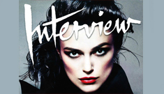 Keira Knightley covers Interview mag: gorgeous or too pouty and overdone?