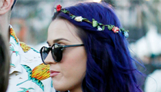 Katy Perry debuts violet hair at Coachella: cute or trashy?