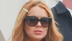 Lindsay Lohan was late for her first day at work on ‘Glee’.  Of course.