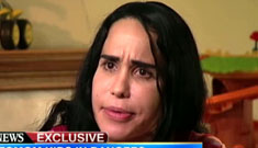 Octomom got all the graffiti in her house cleaned for free, thinks she’s a supermom