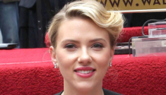 Scarlett Johansson in Preen for her Walk of Fame ceremony: adorable, right?