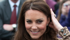 Should Duchess Kate chop  off her hair, or just learn how  to style it?
