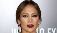 Jennifer Lopez in pale Maria Lucia Hohan at LA premiere: unflattering or pretty?