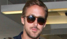 Ryan Gosling & Eva Mendes were coupled-up at LAX over the weekend
