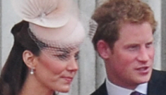 Duchess Kate & Prince Harry seem especially close these days.  Just sayin’.